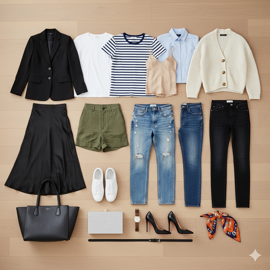shop: 20 capsule wardrobe essentials for her